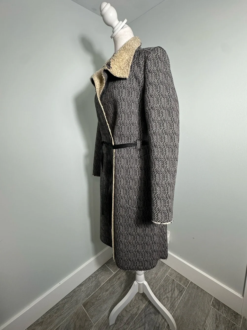 Club Monaco Wool Button Coat Size S/P
